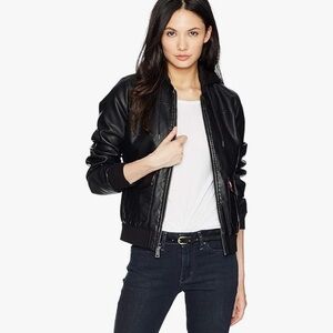 Levi's Black Bomber Jacket for Women